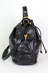 Donna Karan leather feed bag