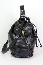 Donna Karan leather feed bag