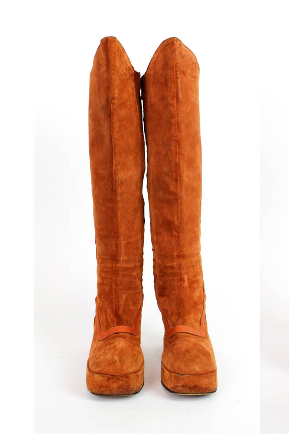 1970s Suede Platform Boots 7.5