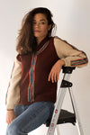 Feather Stitch 70s Sweater S