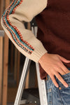 Feather Stitch 70s Sweater S