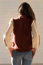 Feather Stitch 70s Sweater S