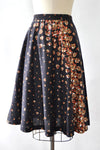 Cascading Floral Flare Skirt L