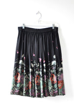 Midnight Floral Skirt M