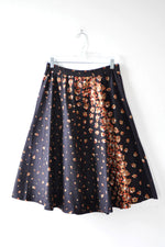 Cascading Floral Flare Skirt L