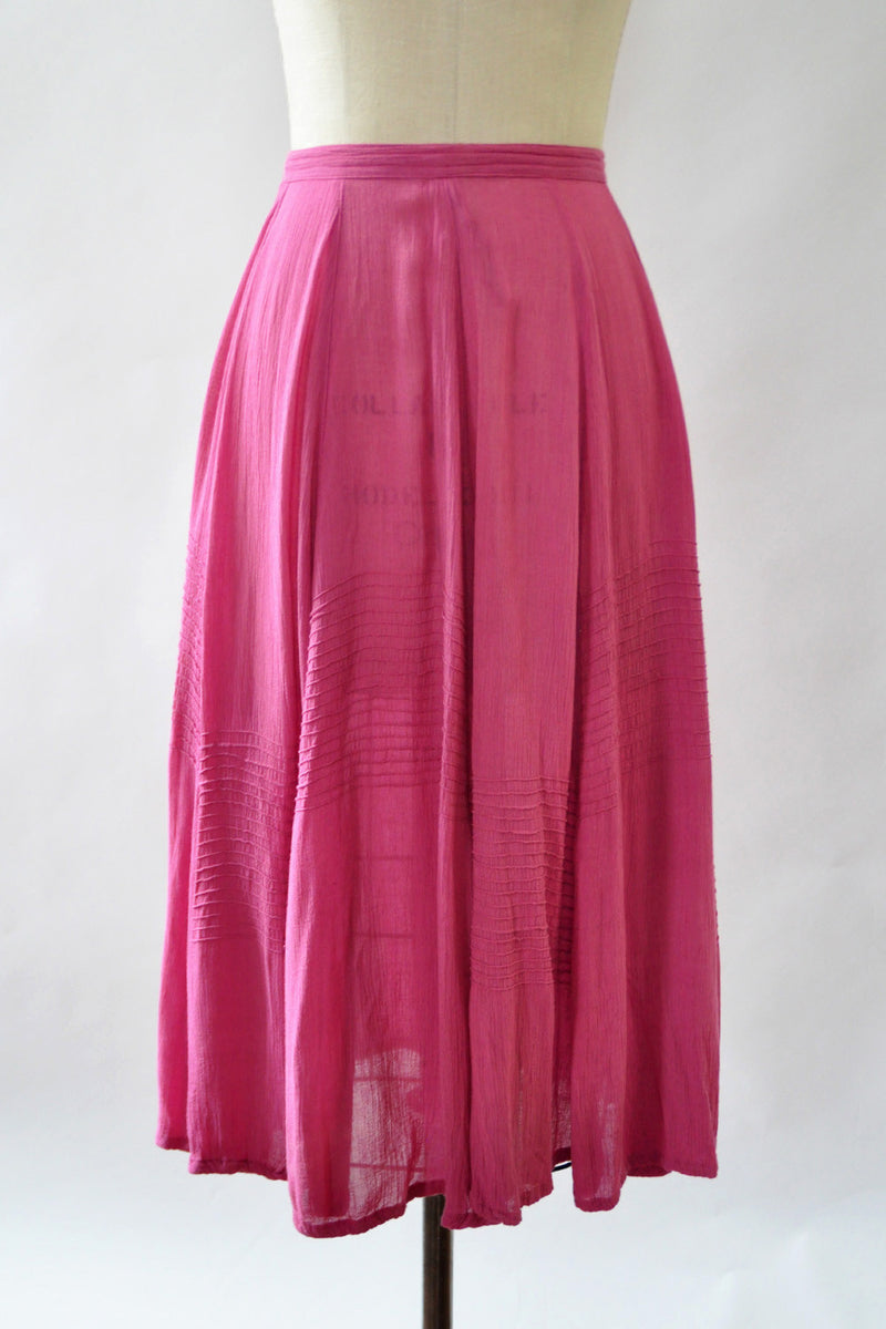 Flowy Raspberry Skirt XS