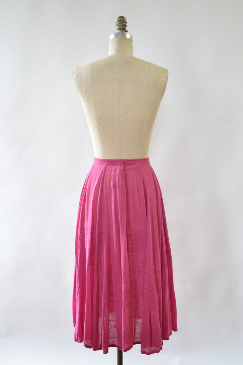 Flowy Raspberry Skirt XS