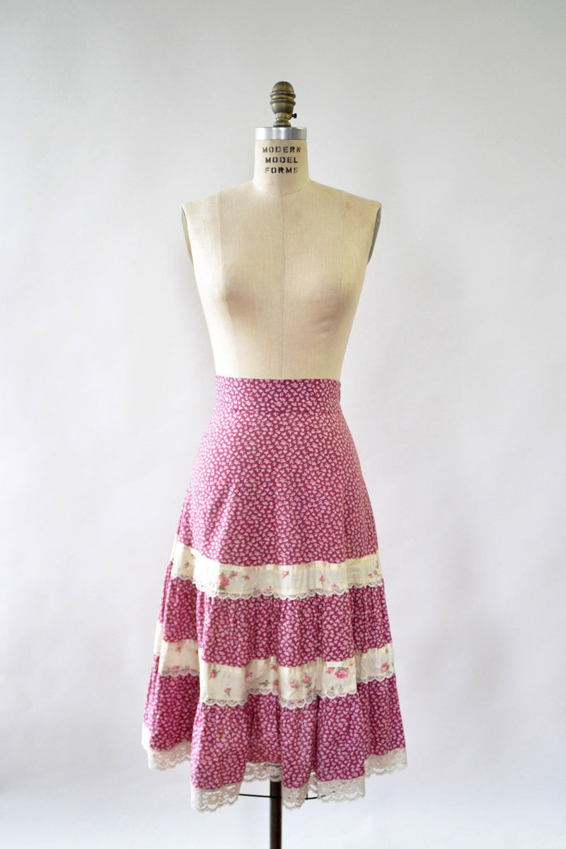 Rosebud Prairie Skirt S