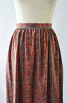 Clarissa Floral Stripe Skirt M