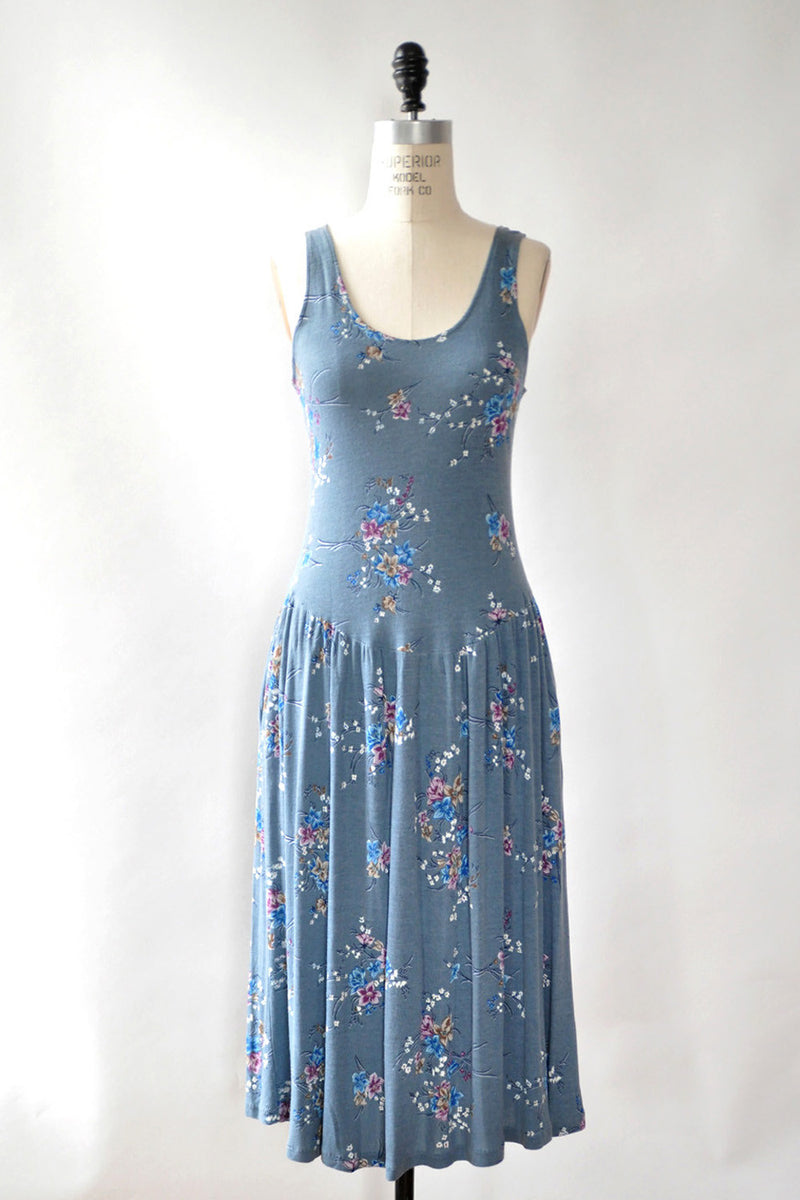 Jenny Blue Floral Dress S