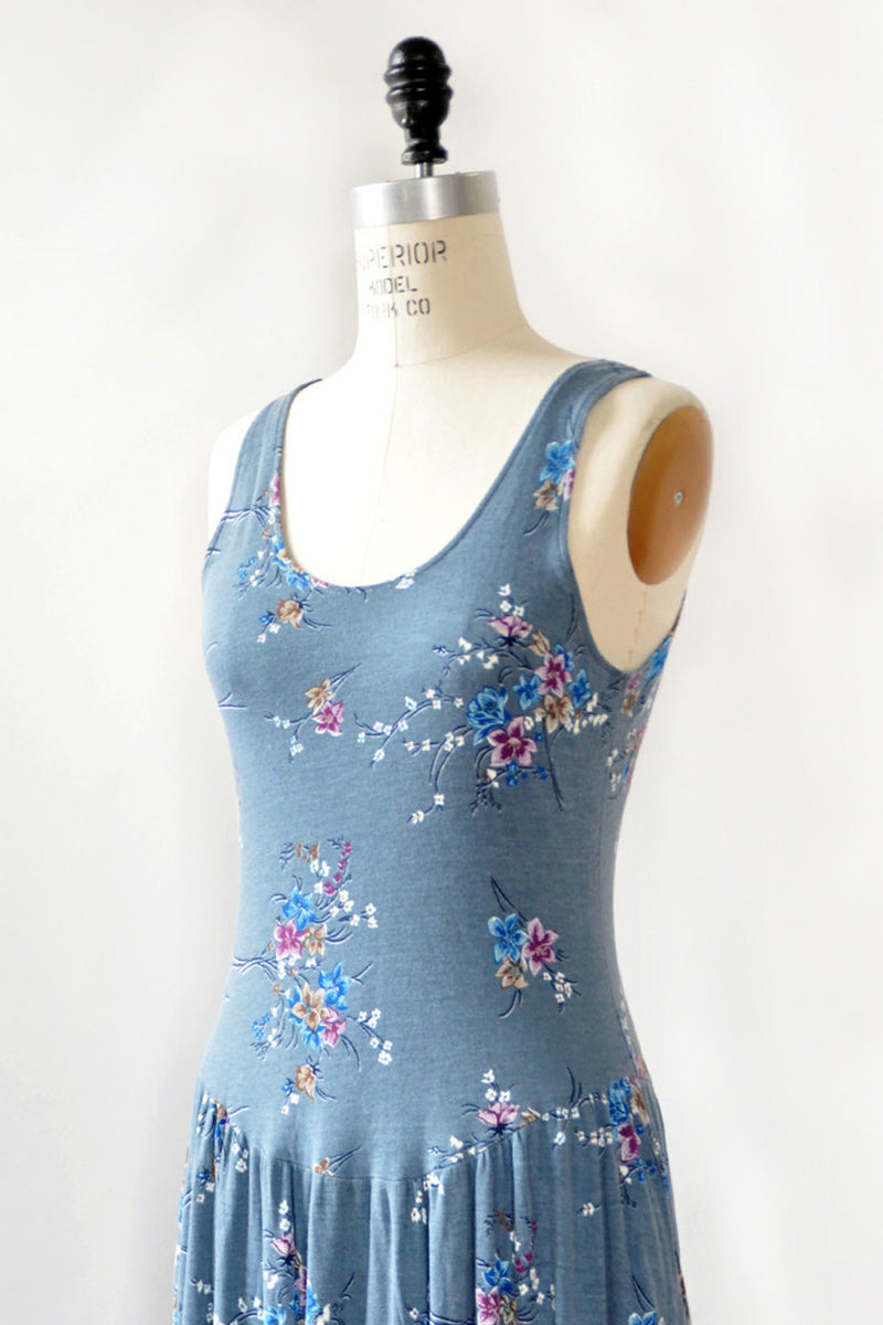 Jenny Blue Floral Dress S