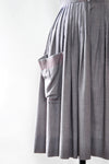 Gray Garden Cotton Dress XS/S