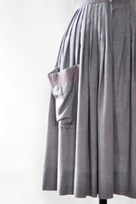 Gray Garden Cotton Dress XS/S