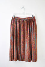 Clarissa Floral Stripe Skirt M