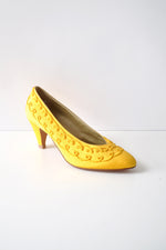 Canary Gucci Heels 7-7 1/2