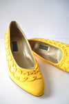 Canary Gucci Heels 7-7 1/2