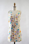 Mod Flower Buckle Vest S/M