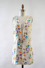 Mod Flower Buckle Vest S/M