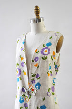 Mod Flower Buckle Vest S/M