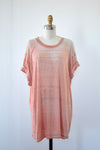 Burnout Ombre T-shirt Dress