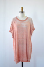 Burnout Ombre T-shirt Dress
