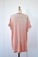 Burnout Ombre T-shirt Dress