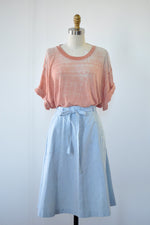 Burnout Ombre T-shirt Dress