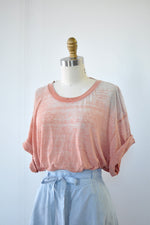 Burnout Ombre T-shirt Dress