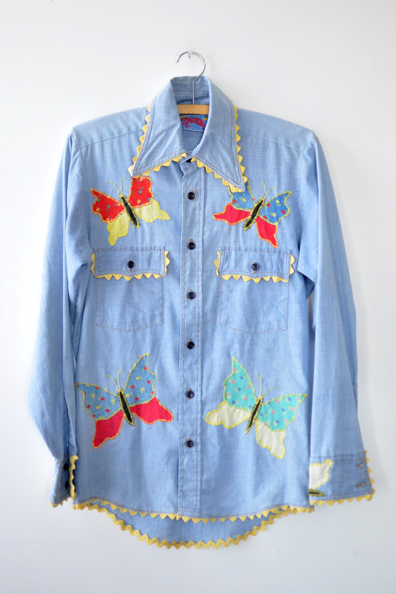 Wrangler Butterfly Blouse S/M