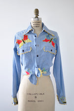 Wrangler Butterfly Blouse S/M