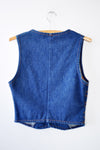 Zag on 'Em Denim Vest S