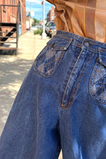 Gamin Flared Denim Gauchos S
