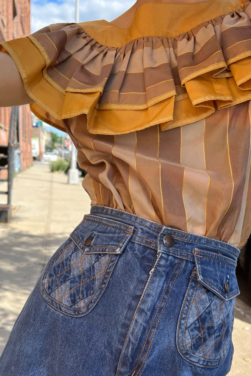 Gamin Flared Denim Gauchos S