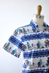 Roper Novelty Button Up XS