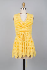 Lemon Crochet Tunic XS