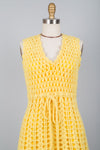 Lemon Crochet Tunic XS