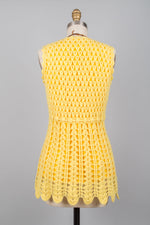 Lemon Crochet Tunic XS