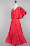 Merlot Disco Drape Dress S/M