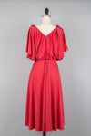 Merlot Disco Drape Dress S/M