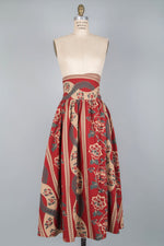 Carol Tapestry Wrap Skirt