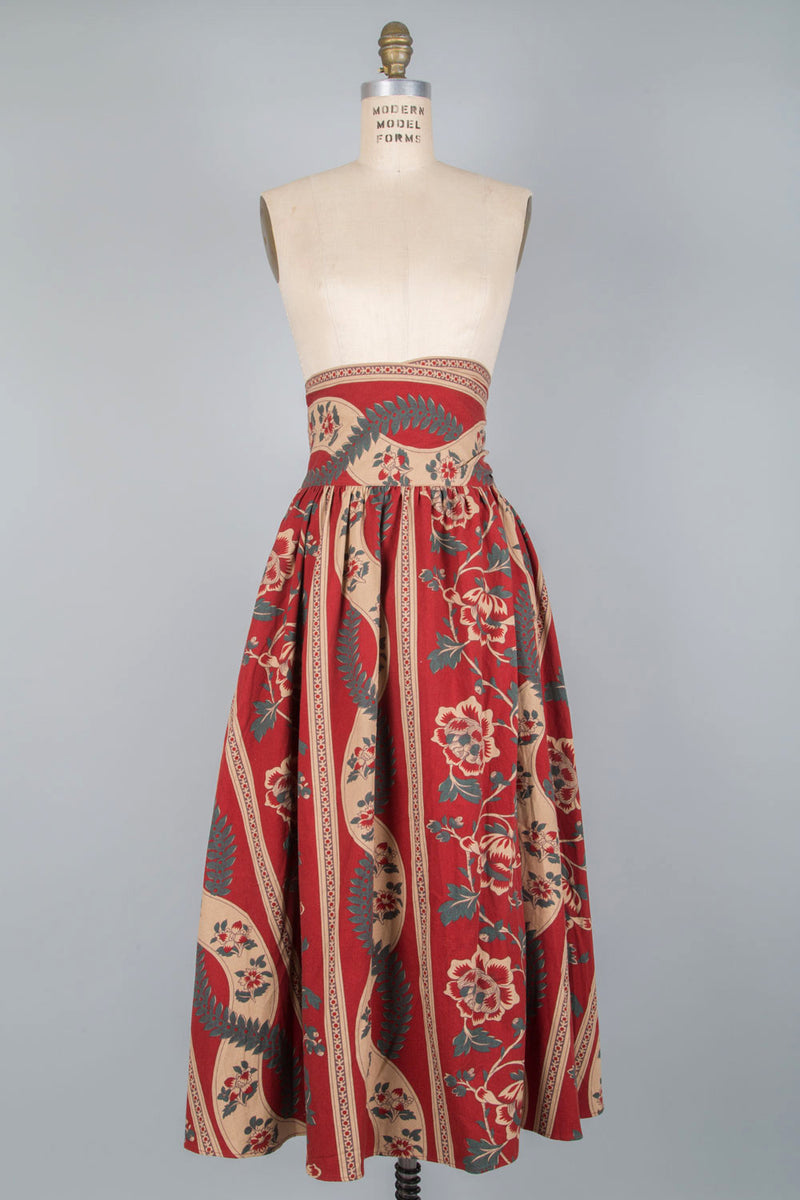 Carol Tapestry Wrap Skirt