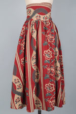 Carol Tapestry Wrap Skirt