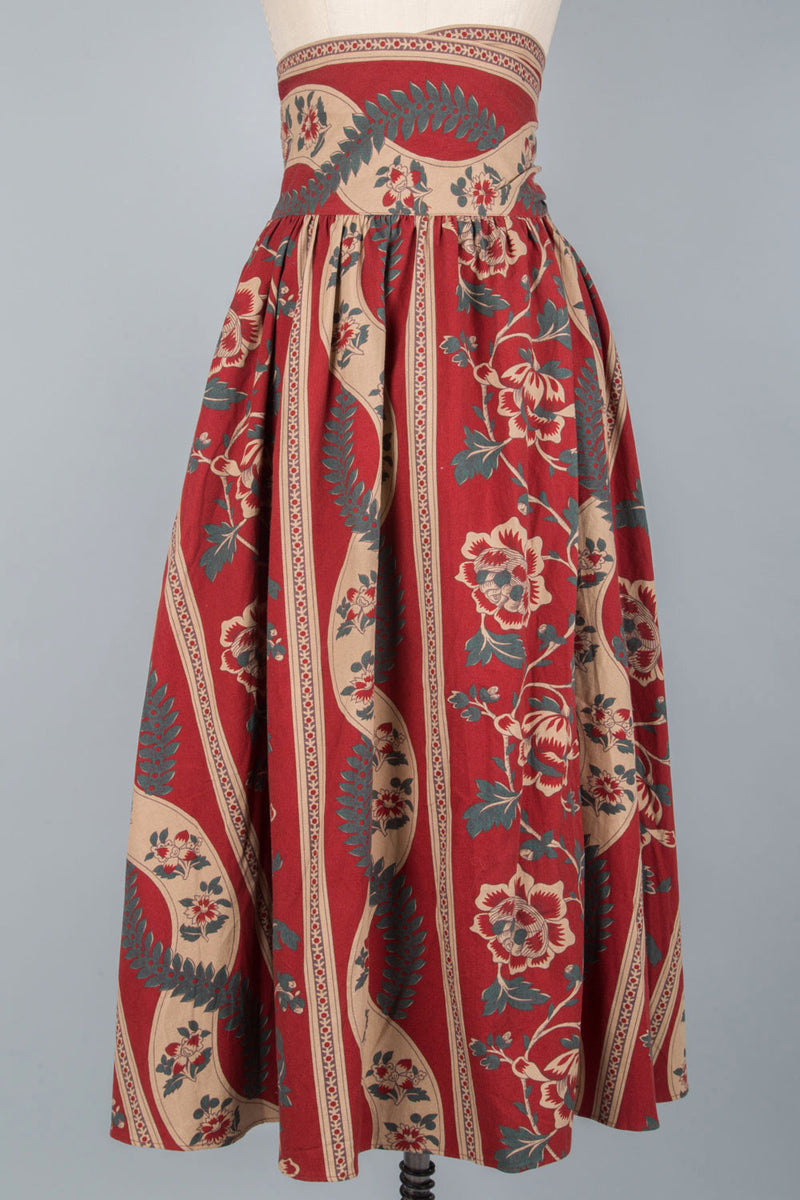 Carol Tapestry Wrap Skirt