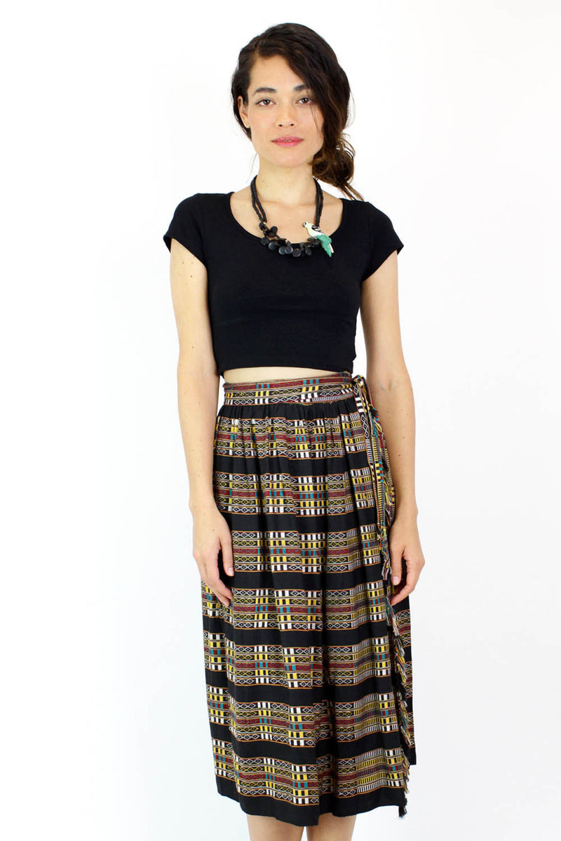 Tribal Wrap Skirt S/M