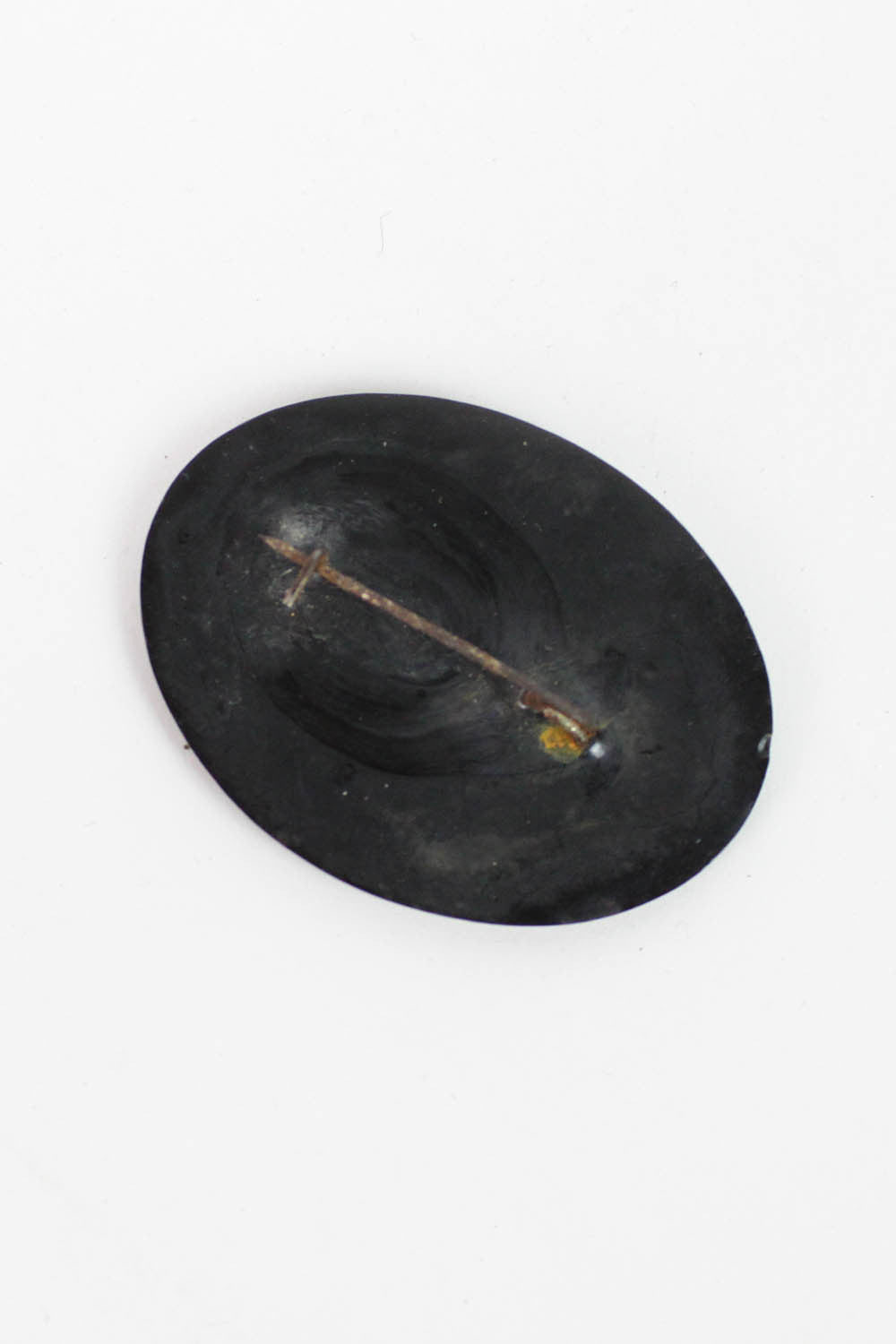 Distressed Toleware Brooch