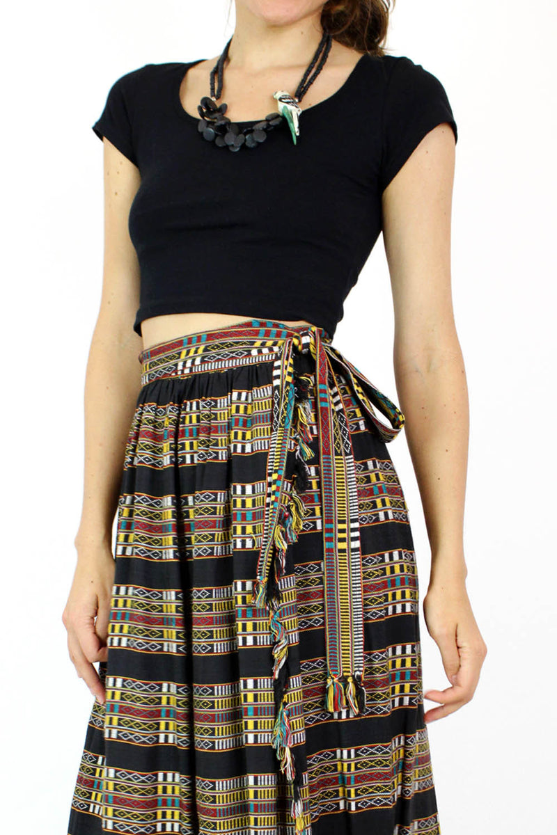 Tribal Wrap Skirt S/M