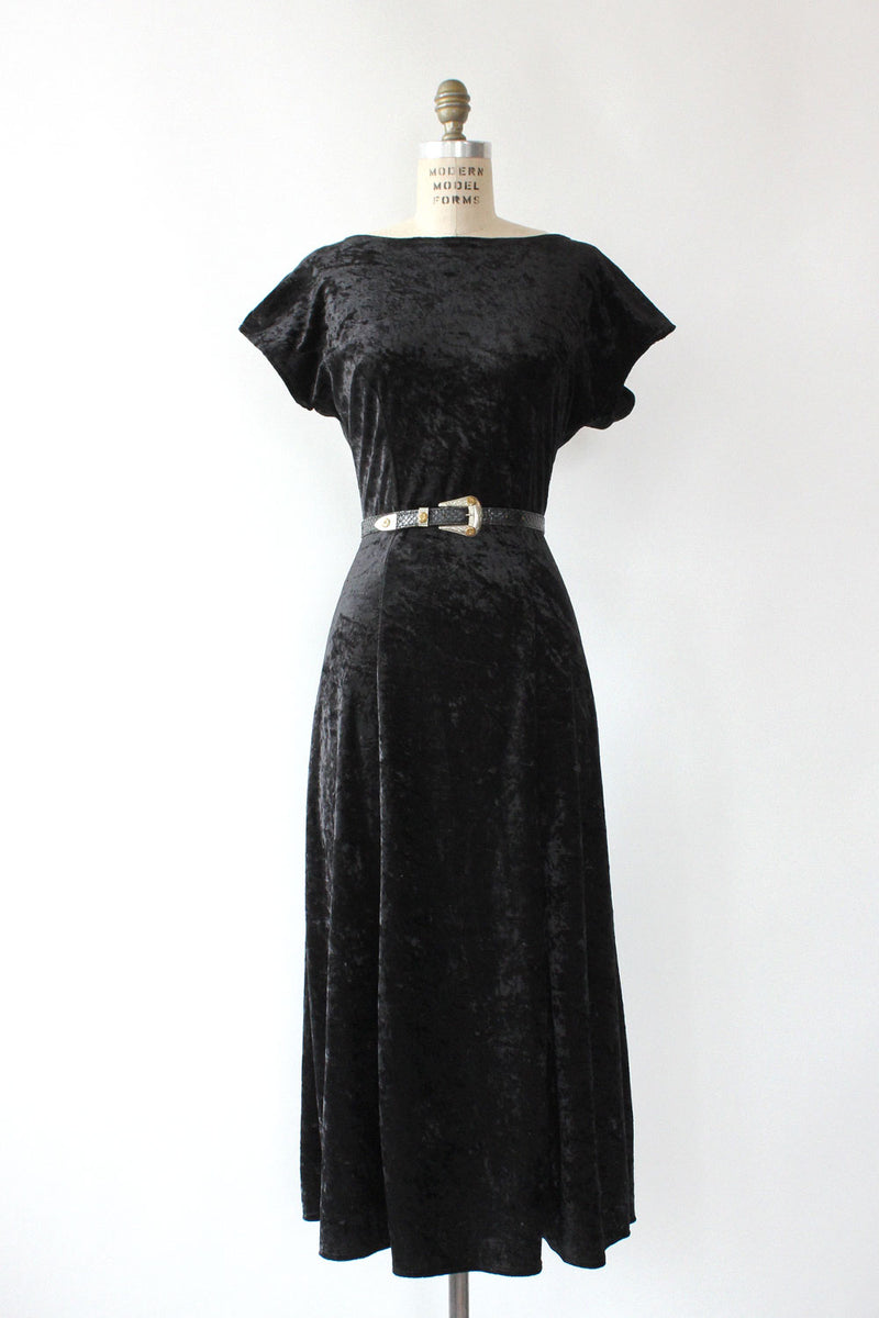 Ophelia Velvet Scoopback Dress L