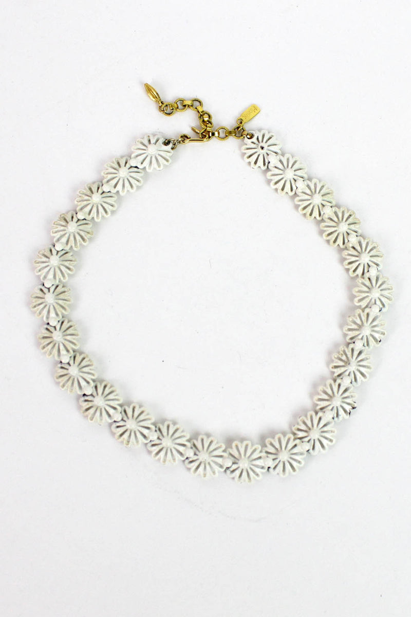 vintage daisy necklace