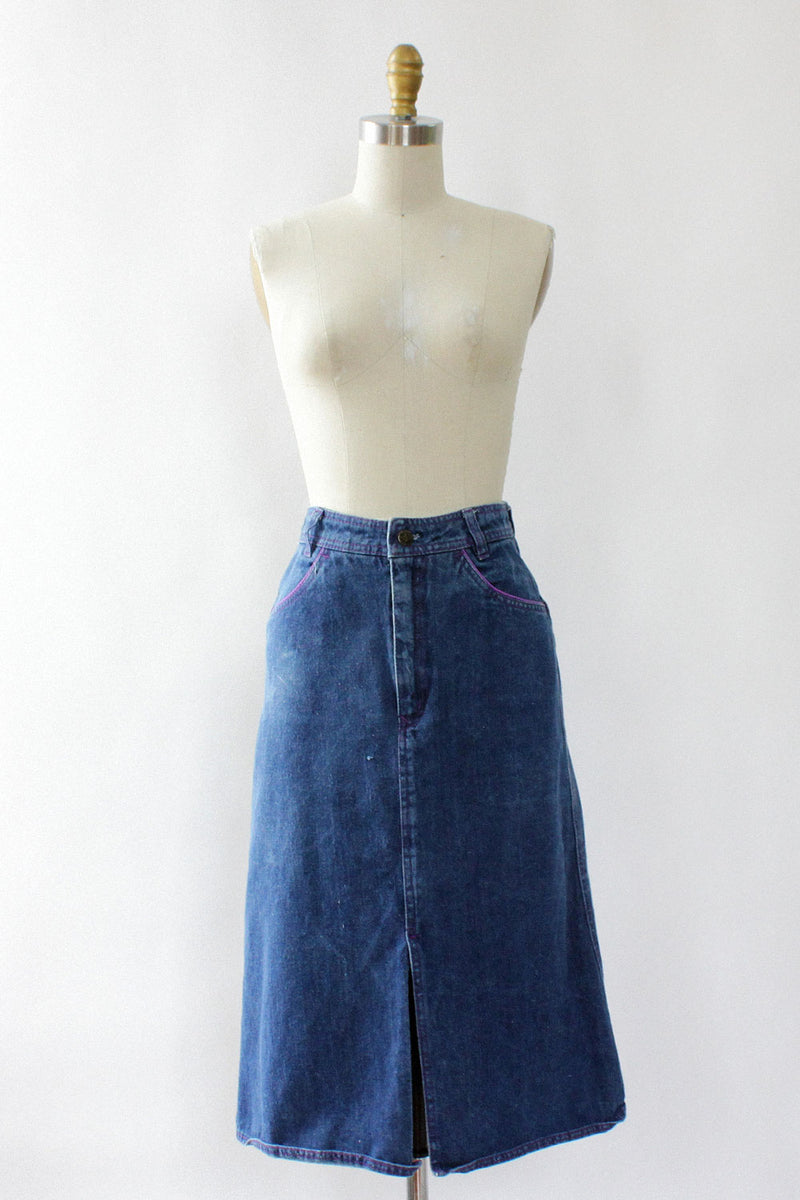 Rolling Wheels Denim Skirt XS/S