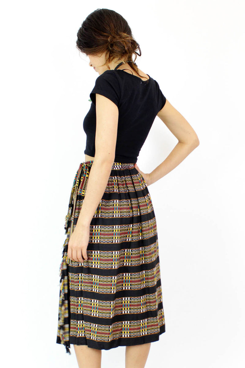 Tribal Wrap Skirt S/M